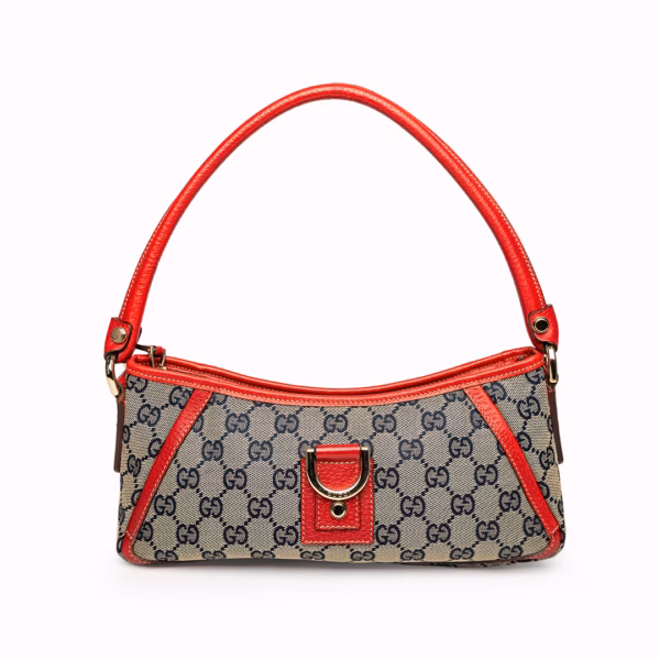 Gucci GG Canvas D-Ring Shoulder Bag