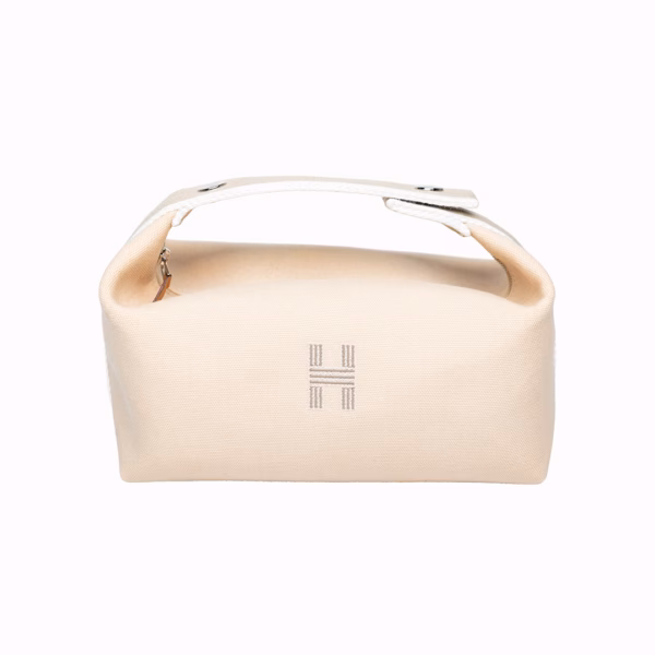 Hermès Brid A Black PM canvas - Beige